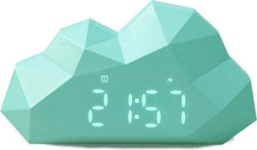 Alarm Clock Mini Cloudy Light Blue