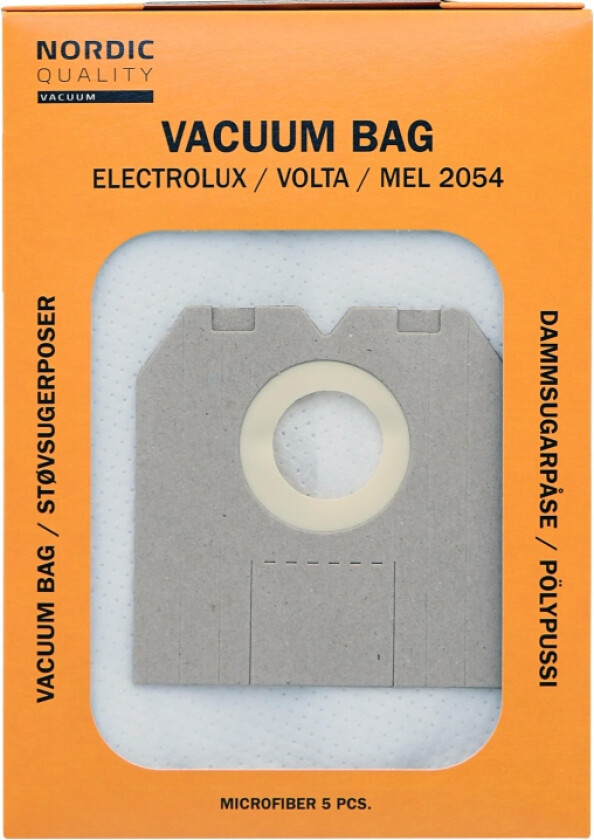 Nordic Quality MEL 2054 Dust bags, 5 pcs