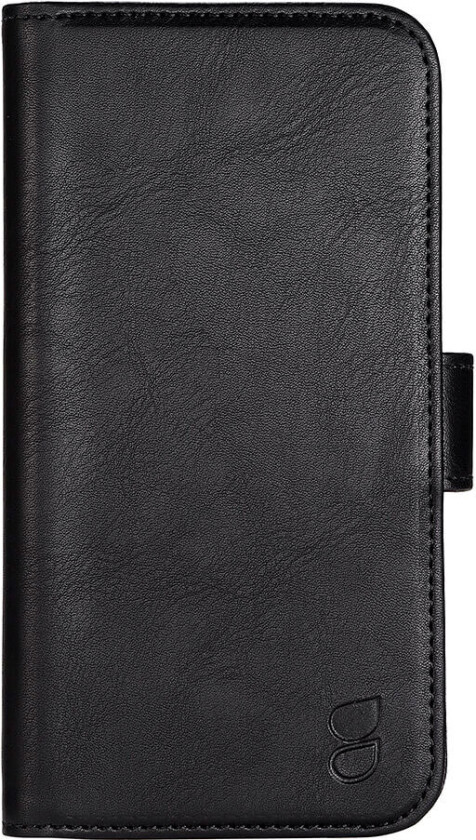 GEAR iPhone 14 GEAR Lommebok - Skinn Flip 2-i-1 Deksel med Lommebok 3 Kart - Svart