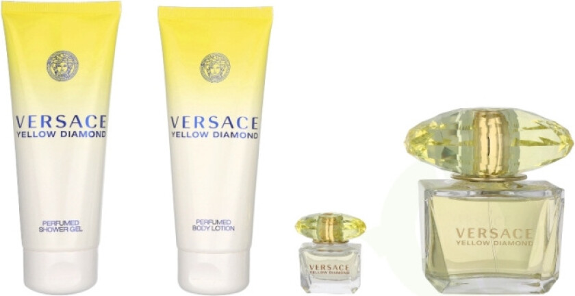 Yellow Diamond Giftset 295 ml Edt Spray 90ml/Shower Gel 100ml/Body Lotion 100ml/Edt Spray 5ml