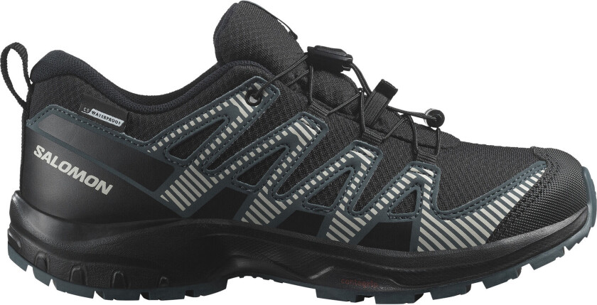Juniors' XA Pro V8 Clima Waterproof Black/Phantom/Dark Slate 31, Black/Phantom/Dark Slate