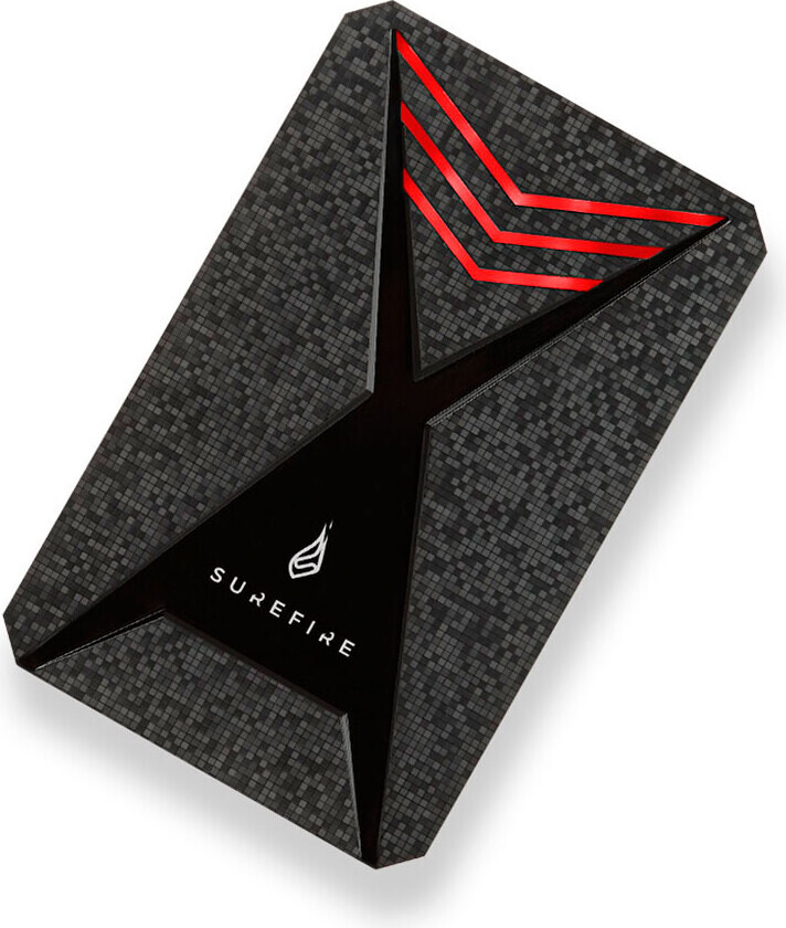 Surefire Gaming GX3 - Harddisk - SSD - 512 GB - Ekstern - USB 3.2 Gen 1 - Sort