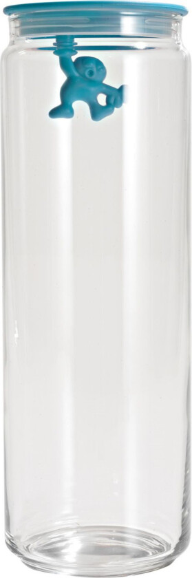 Gianni Glasskrukke med Lokk Lys Blå 200 cl