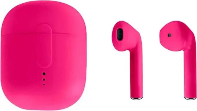 True Wireless Bluetooth In-Ear Hodetelefoner med Ladeveske fra  - Rosa