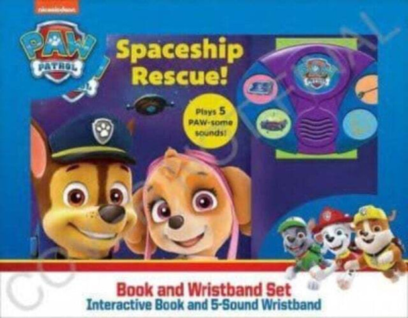 Nickelodeon Paw Patrol Book And Wristband Sound Book Set av P I Kids