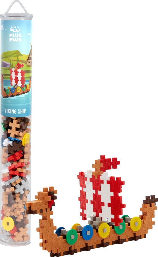 Plus-Plus - Viking Ship / 100 pcs Tube (4312)