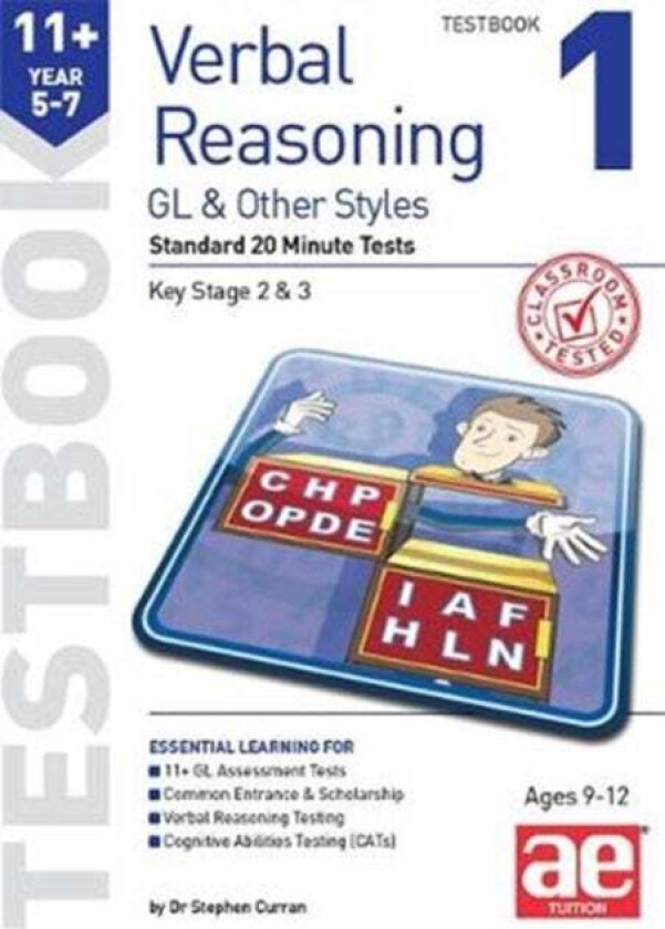 11+ Verbal Reasoning Year 5-7 GL & Other Styles Testbook 1 av Stephen C. Curran