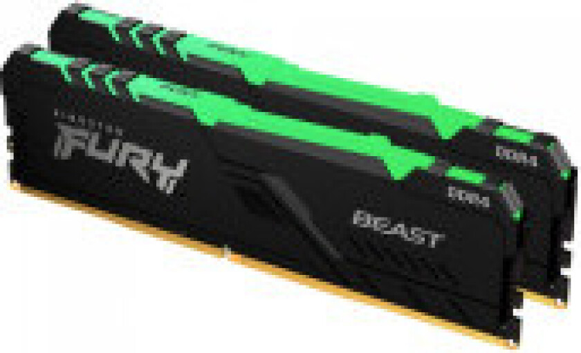 Fury Beast Rgb 32gb 3,200mhz Cl16 Ddr4 Sdram Dimm 288-pin