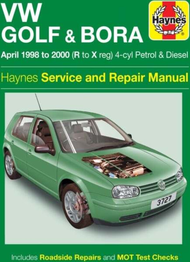 VW Golf & Bora Petrol & Diesel (April 98 - 00) Haynes Repair Manual av Haynes Publishing