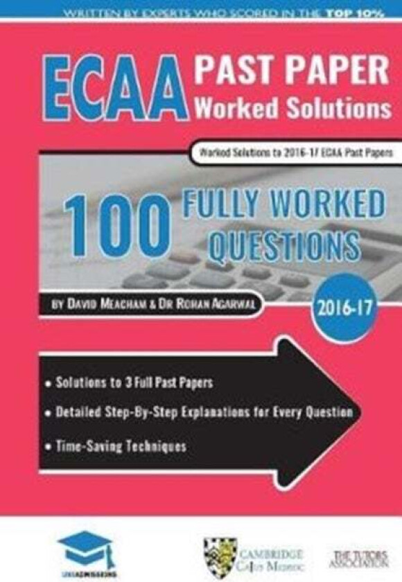 ECAA Past Paper Worked Solutions av David Meacham, Dr Rohan Agarwal