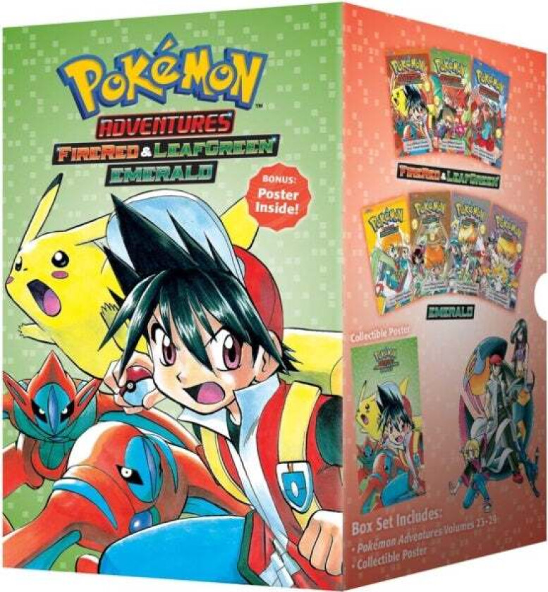 Pokemon Adventures FireRed & LeafGreen / Emerald Box Set av Hidenori Kusaka