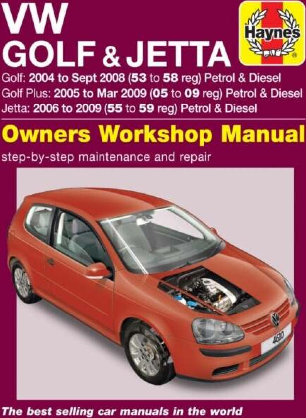 VW Golf (04 - Sept 08), Golf Plus (05 - Mar 09) & Jetta (06 - 09) Haynes Repair Manual av Haynes Publishing