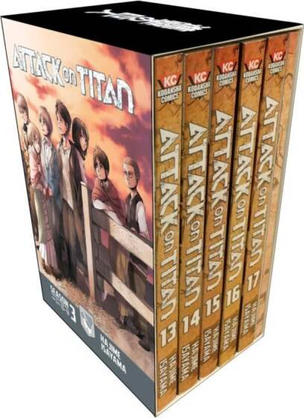 Attack On Titan Season 3 Part 1 Manga Box Set av Hajime Isayama