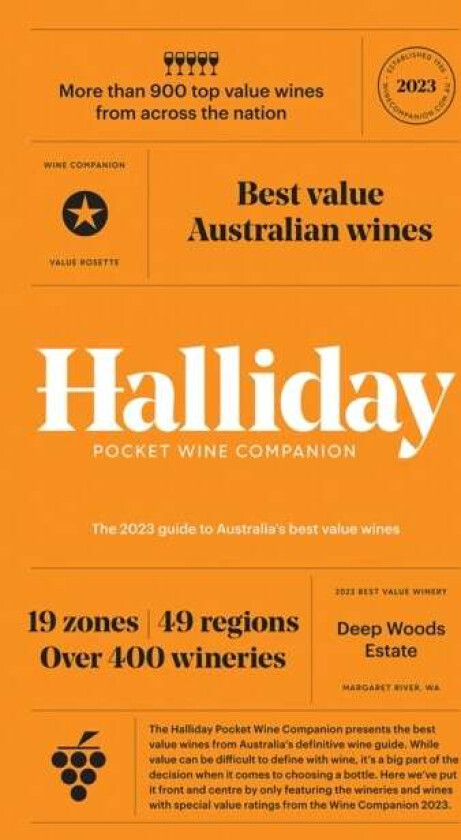 Halliday Pocket Wine Companion 2023 av James Halliday