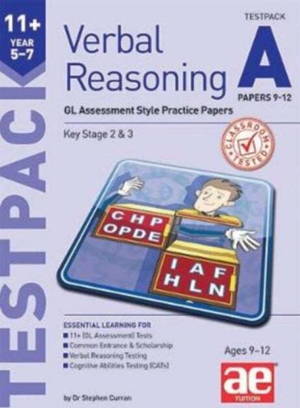 11+ Verbal Reasoning Year 5-7 GL & Other Styles Testpack A Papers 9-12 av Dr Stephen C Curran