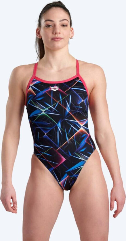 badedrakt til damer - Challenge - Svart/multifarget