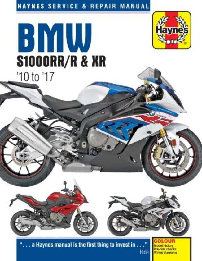 BMW S1000RR/R & XR Service & Repair Manual (2010 to 2017) av Matthew Coombs