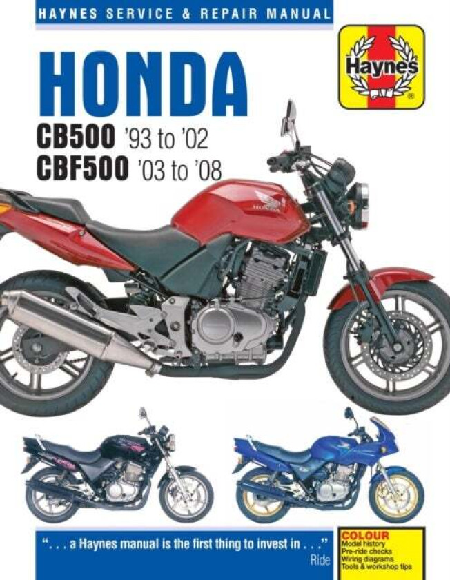 Honda CB500 & CBF500 (93 - 08) av Haynes Publishing