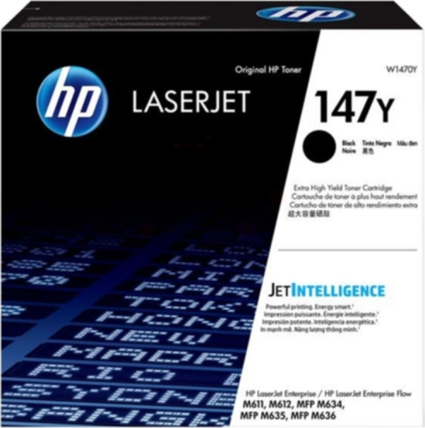 Hp Toner Svart 147y 42k - Mfp M634/m635/m636