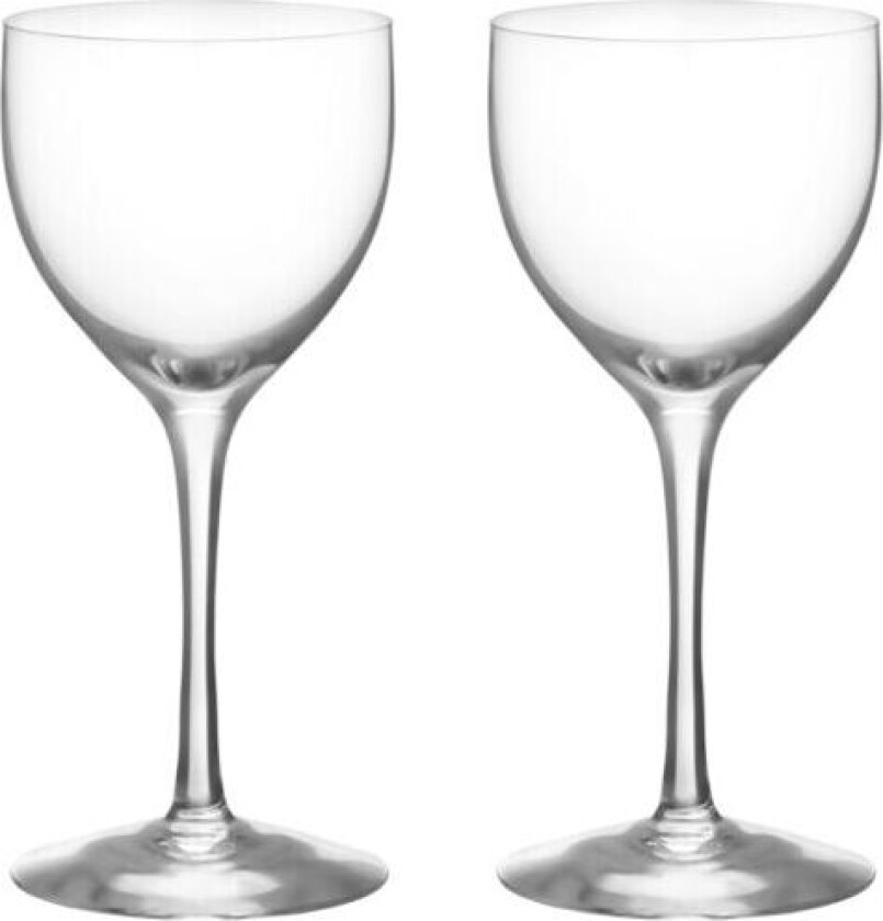 More Nick & Nora glass 17 cl 2-pk Klar