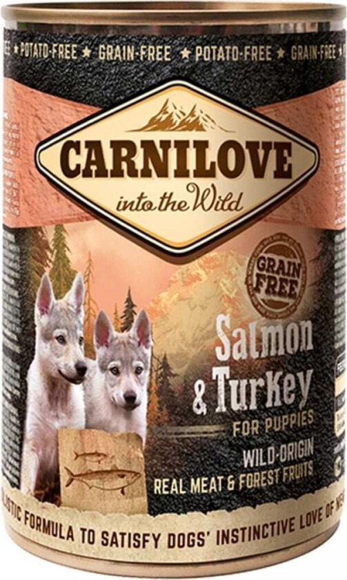 Carnilove Wild Meat Salmon & Turkey For Puppies