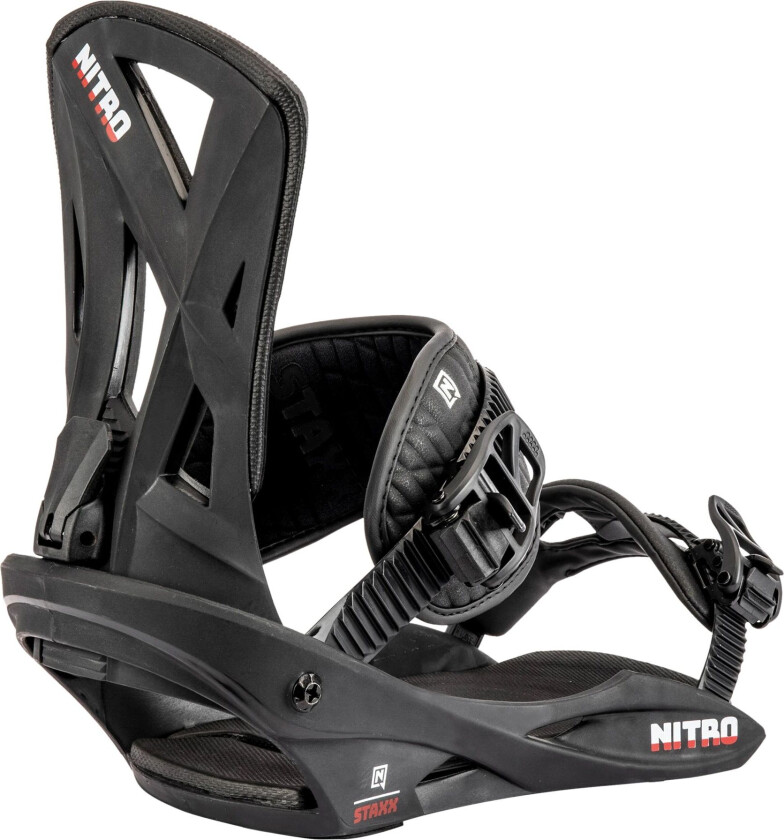 NITRO Snowboard Bindings Staxx 22/23, snowboardbindinger unisex BLACK