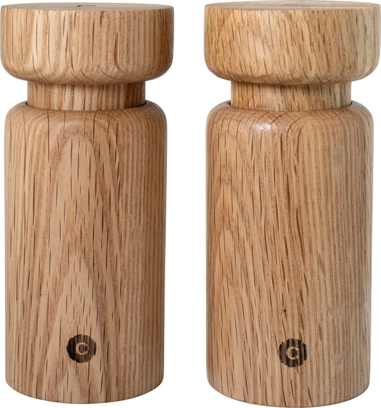 Helsinki salt- og pepperkvern, 12 cm, eik