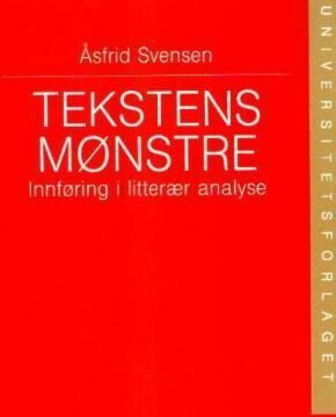 Tekstens mønstre av Åsfrid Svensen