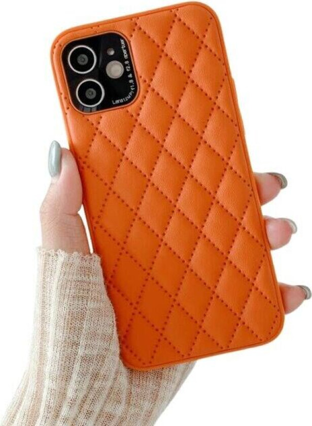 Rhombus deksel Apple iPhone 12 - Oransje