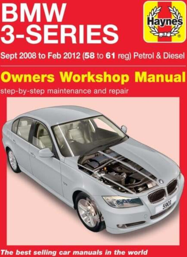 BMW 3-Series (Sept 08 to Feb 12) Haynes Repair Manual av Martynn Randall