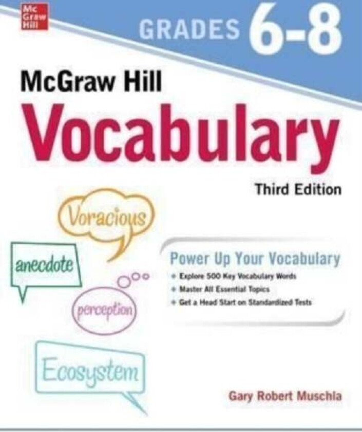 McGraw Hill Vocabulary Grades 6-8, Third Edition av Gary Muschla