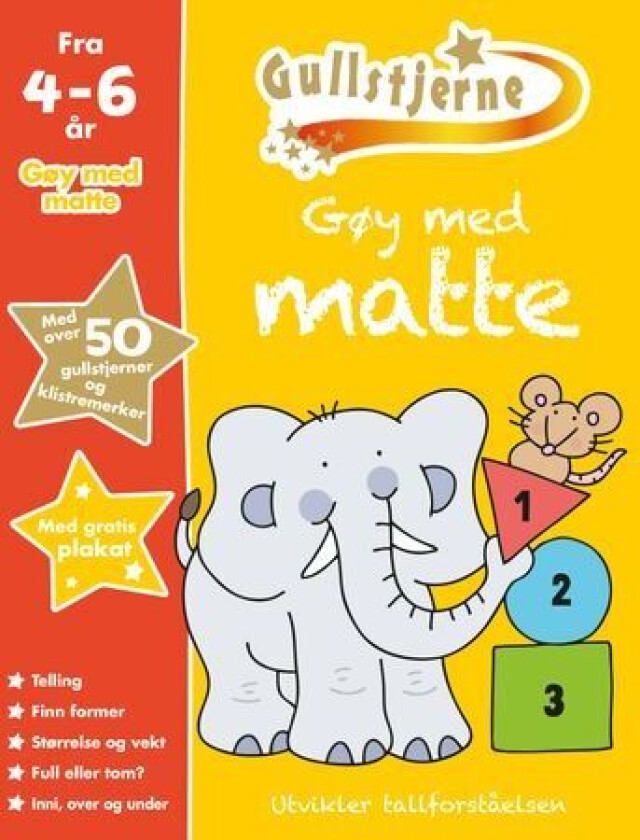 Gøy med matte : gullstjerne 4-6 år