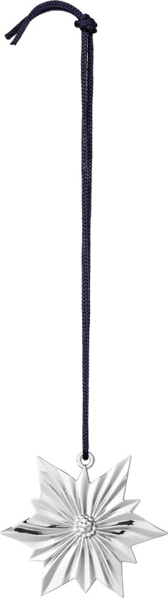 Karen Blixen north star juletrepynt 6,5 cm Forsølvet