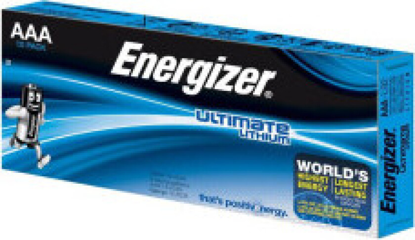 Ultimate Lithium Batteri AAA, 1,5 V, 10-pakning AAA