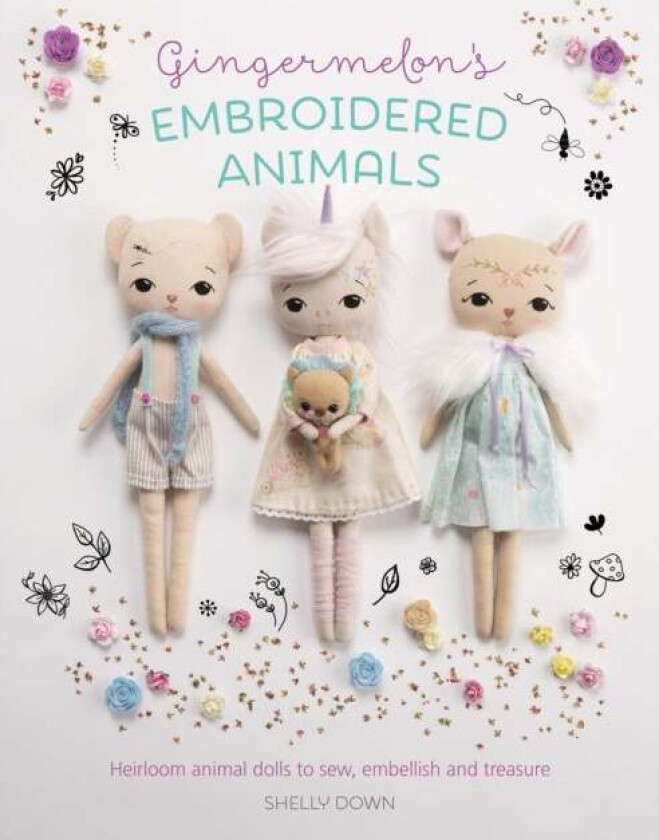 Gingermelon'S Embroidered Animals Av Shelly Down