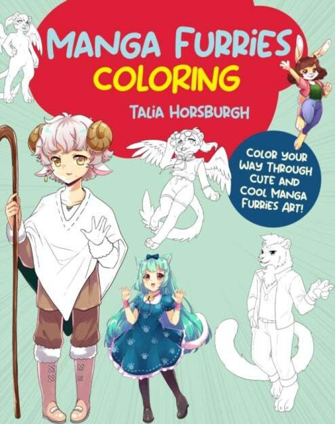 Manga Furries Coloring av Talia Horsburgh