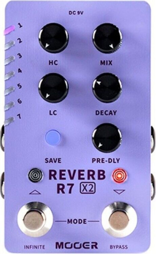 Mooer R7 X2 Reverb