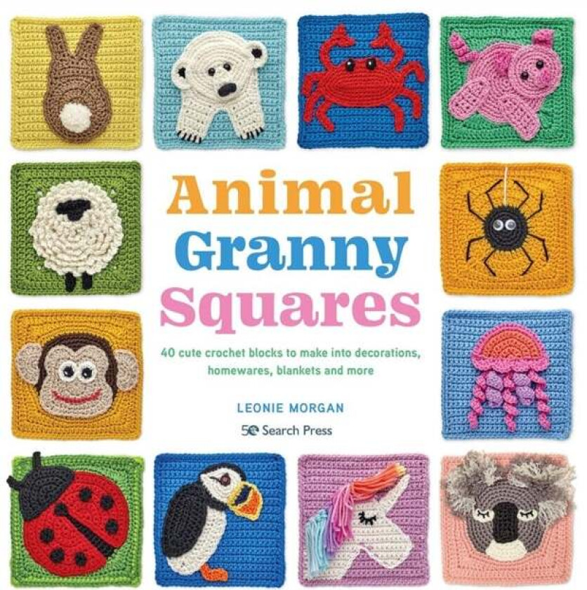 Animal Granny Squares av Leonie Morgan
