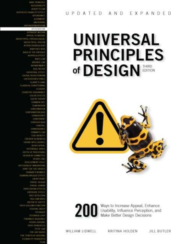 Universal Principles of Design, Updated and Expanded Third Edition av William Lidwell, Kritina Holden, Jill Butler