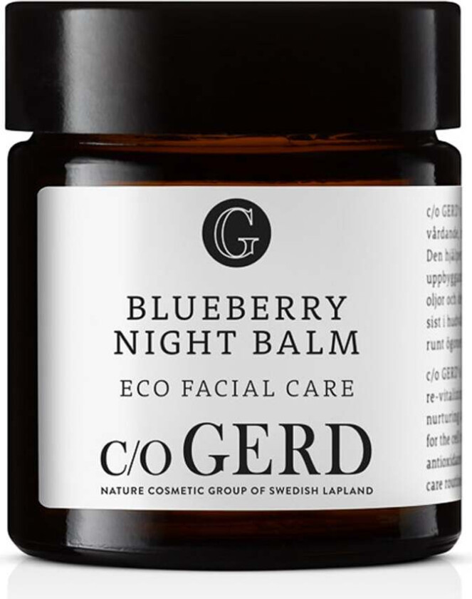 c/o GERD Blueberry Night Balm, 30 ml c/o GERD Nattkrem