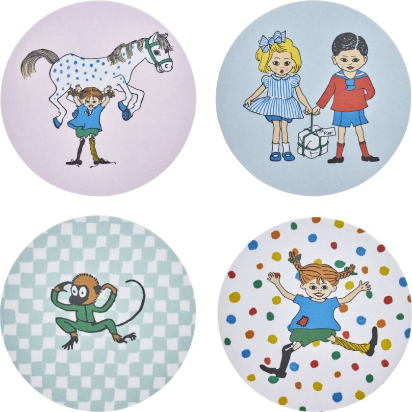 Pippi glassbrikker 4 deler Hoppsan