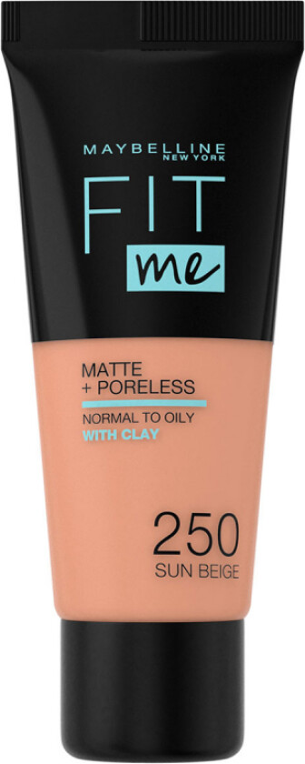 Fit Me Matte & Poreless Foundation Sun Beige 250