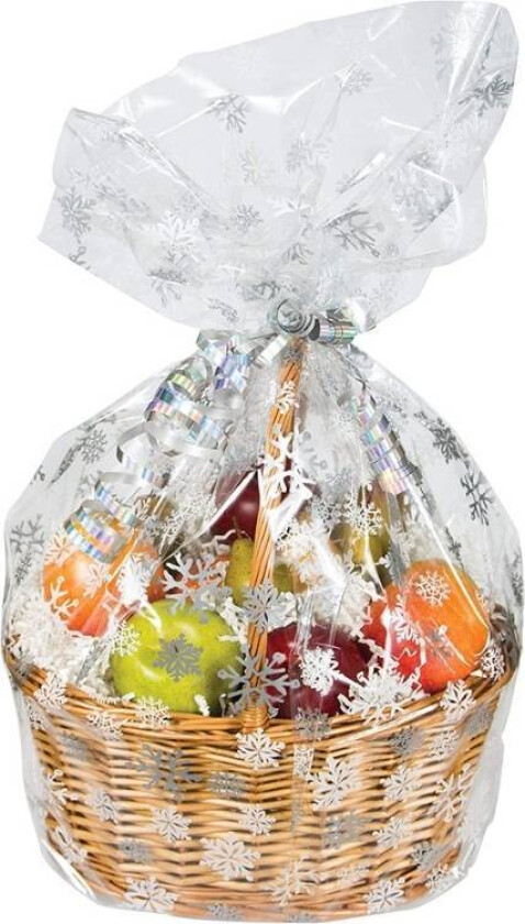 Stor gavepose -Snøflak- pk/1