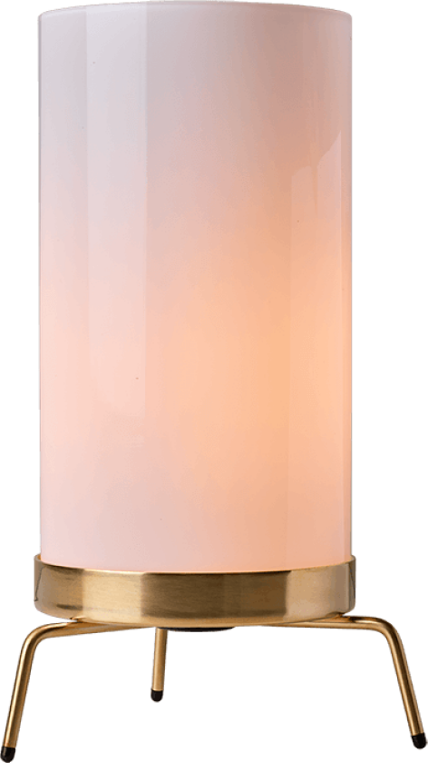 - PM-02 Bordlampe Opal/Messing