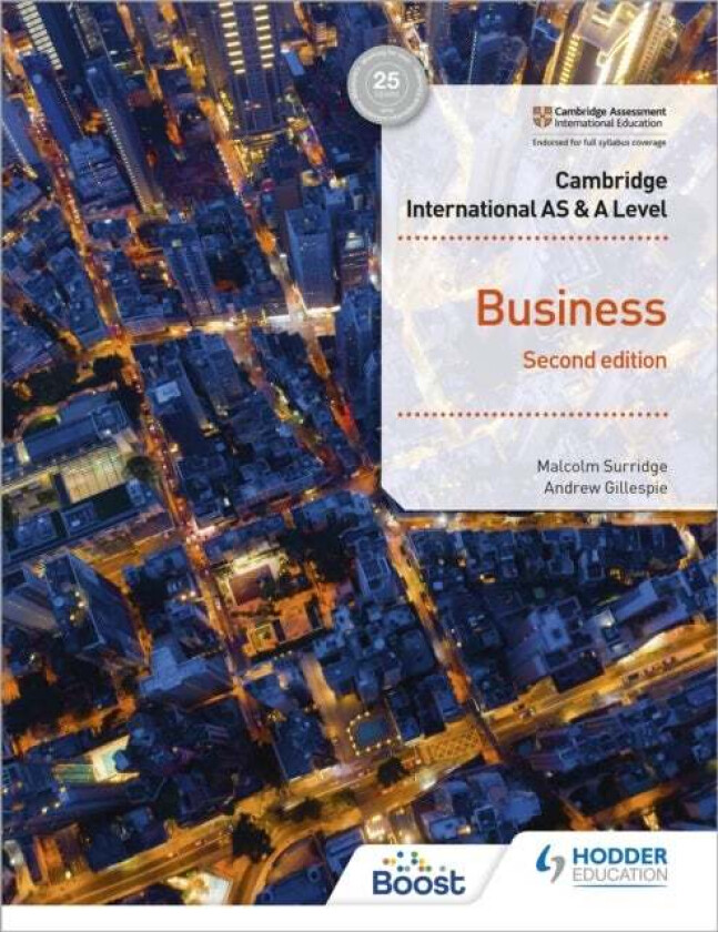Cambridge International AS & A Level Business Second Edition av Malcolm Surridge, Andrew Gillespie