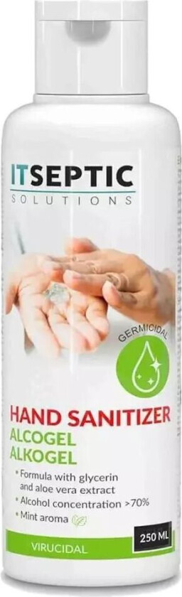 Itsseptic Hånddesinfeksjon Alcogel - 250ml