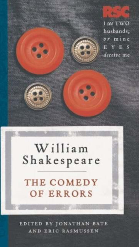 The Comedy of Errors av Prof. Eric (USA) Rasmussen, Jonathan (University of Oxford Oxford) Bate