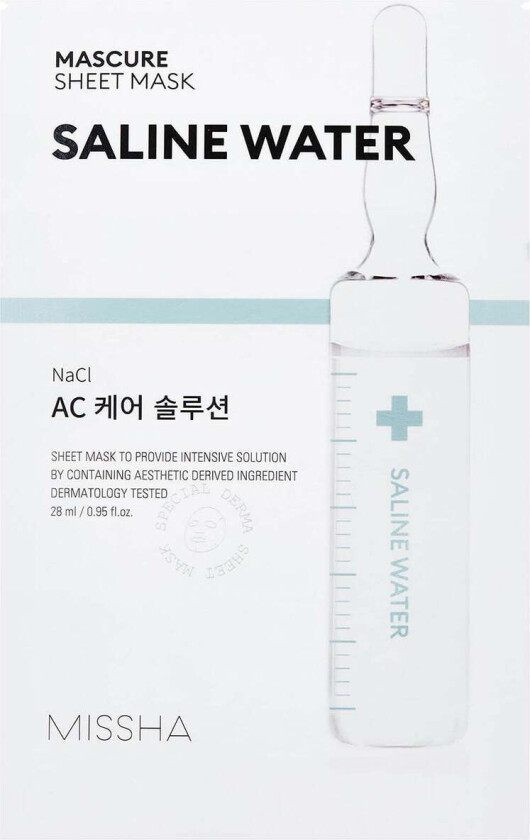 MISSHA Mascure Ac Care Solution Sheet Mask (Saline Water) 28 ml
