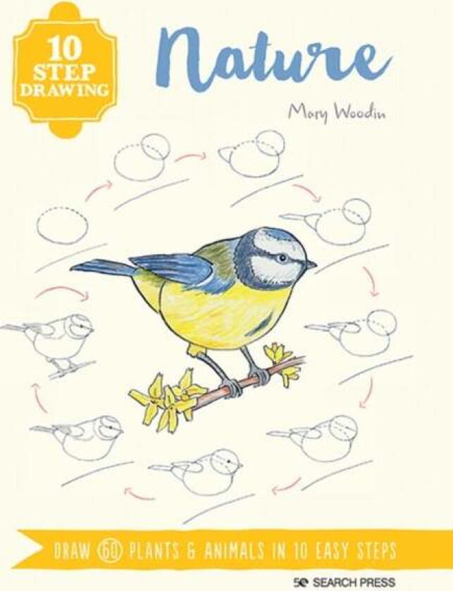 10 Step Drawing: Nature av Mary Woodin