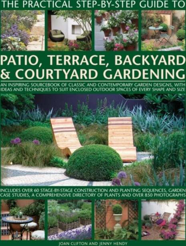 Practical Step-by-step Guide to Patio, Terrace, Backyard & Courtyard Gardening av Joan Clifton